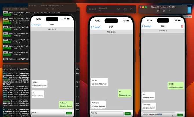 mChat Mobil Mesajlaşma Uygulaması